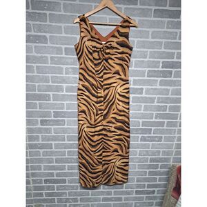 David Warren Womens Vinatge Y2K  Sheath Maxi Dresses Made in Usa‎ Size 10